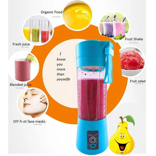 Portable Juicer Blender & Milkshake Maker Rechargeable