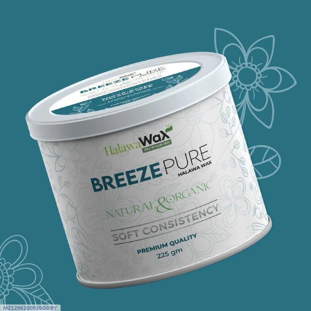 Breeze Pure Halawa Wax - Safe & Effective Hair Removal for All Skin Types (225g)