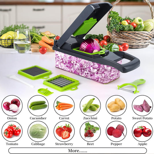 16-in-1 Multifunctional Vegetable Chopper Cutter Slicer