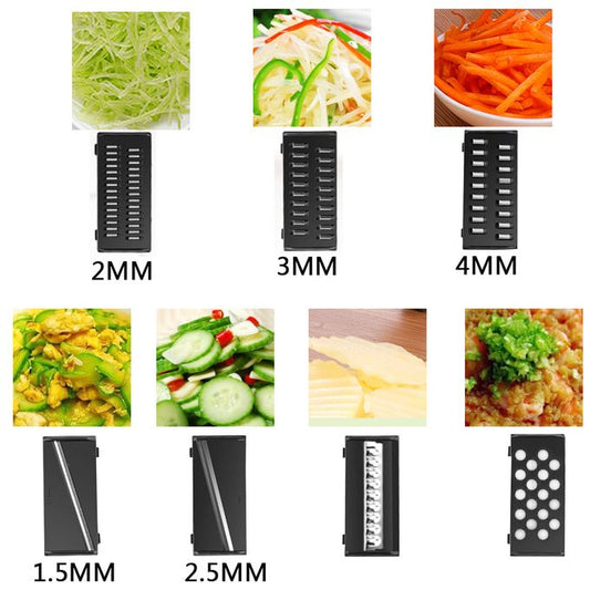 Multifunctional Vegetable Cutter Slicer Magic Rotatable Bowl